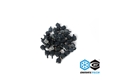 DimasTech® ThumbScrews M3 and 6-32 Thread Deep Black